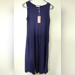 NWT HoTouch Navy Knit Dress Size Small